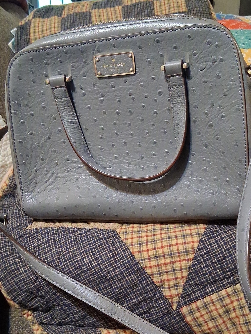 Kate Spade Ostrich Print Bag